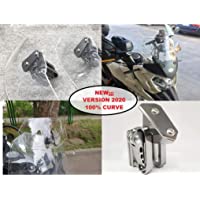 Deflector de Aire Universal. Curvo y Regulable. para Cúpula ((Moto y Scooter)). NO DISTORSIONA LA VISIÓN
